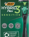 Tuotekuva: BIC systeemiterä Hybrid Flex 3 Sensitive + 4kpl vaihtoteriä