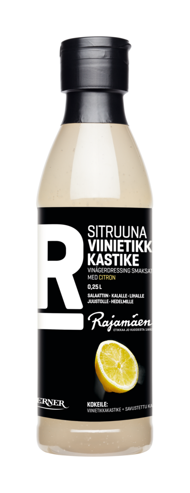 Tuotekuva: Rajamäen Sitruuna-viinietikkakastike 0,25 l