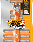 Tuotekuva: BIC systeemiterä 3 Hybrid Extra Life + 12kpl vaihtoteriä