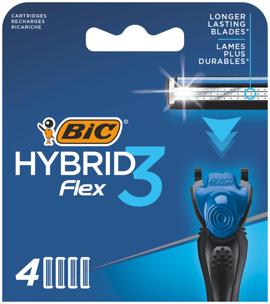 Tuotekuva: BIC varaterä Hybrid Flex 3 4kpl