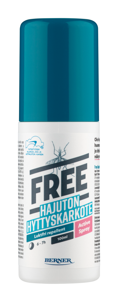 Tuotekuva: Free  Hyttyskarkote active spray 100ml