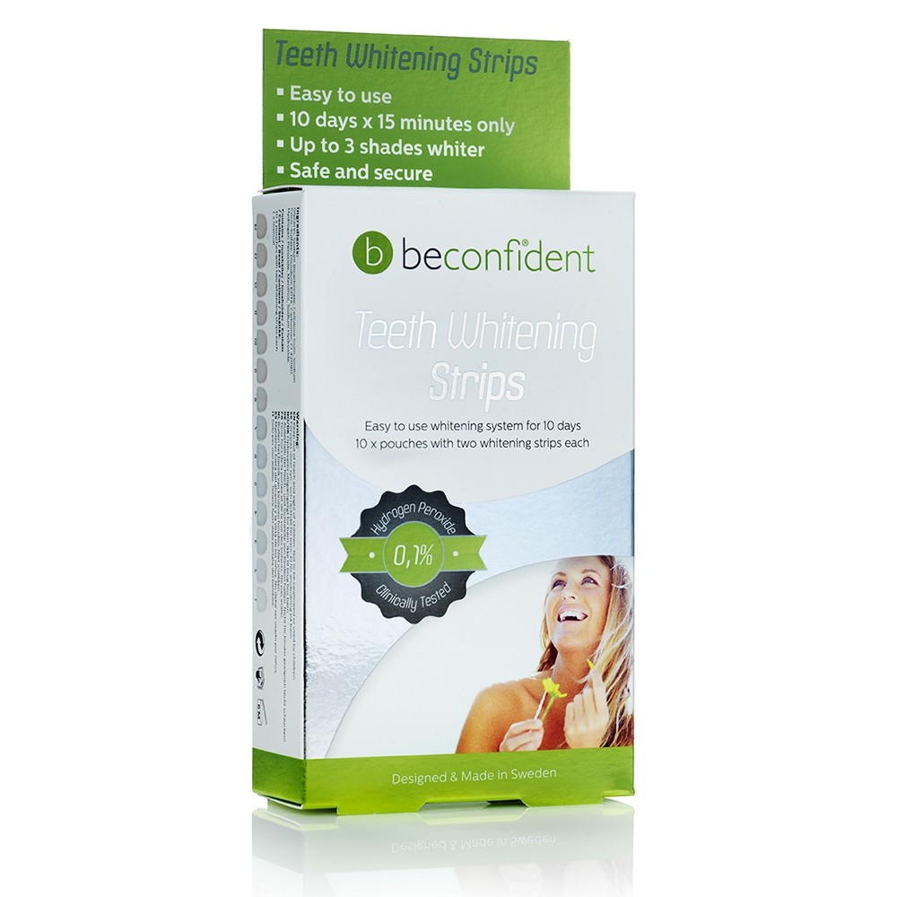 Tuotekuva: Beconfident X3 hampaiden valkaisuliuskat 10pss
