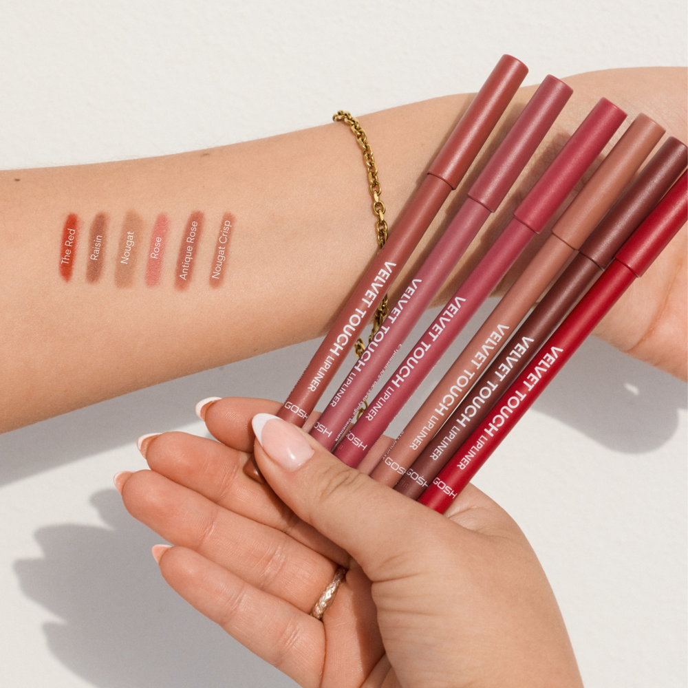 Tuotekuva: Gosh Velvet Touch Lip Liner 001 Nougat Crisp huultenrajauskynä 1,2g