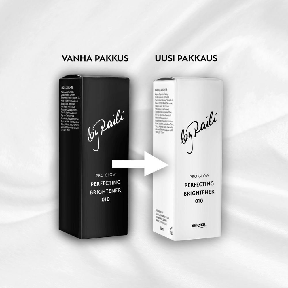 Tuotekuva: By Raili Pro Glow Perfecting Brightener -heleyttäjä 15ml, sävy 010 
