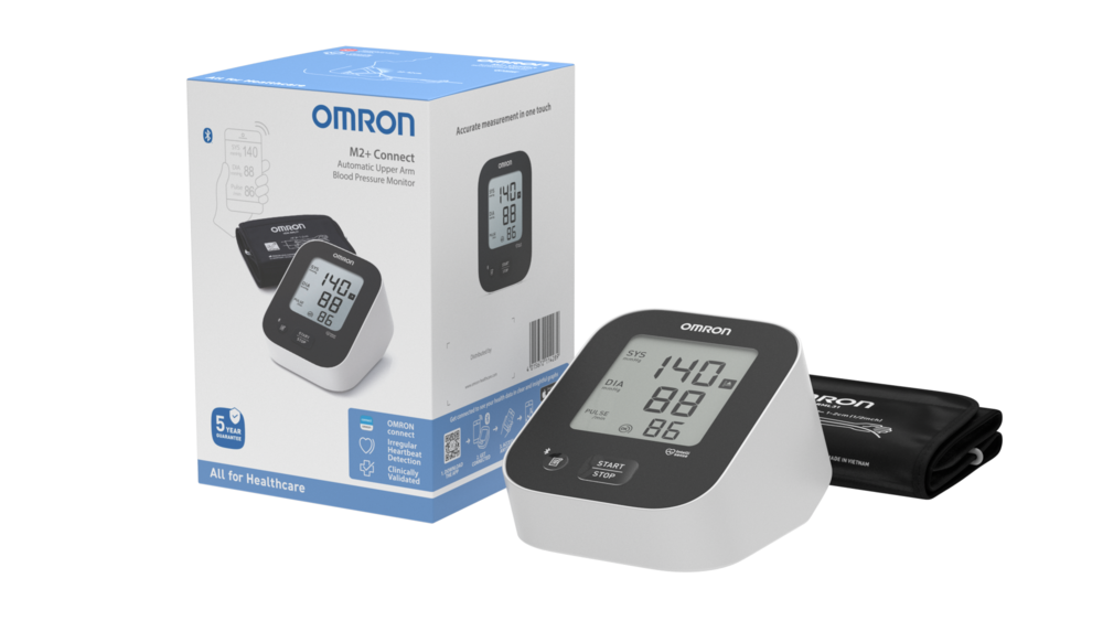 Tuotekuva: Omron® M2+ Connect olkavarsiverenpainemittari 