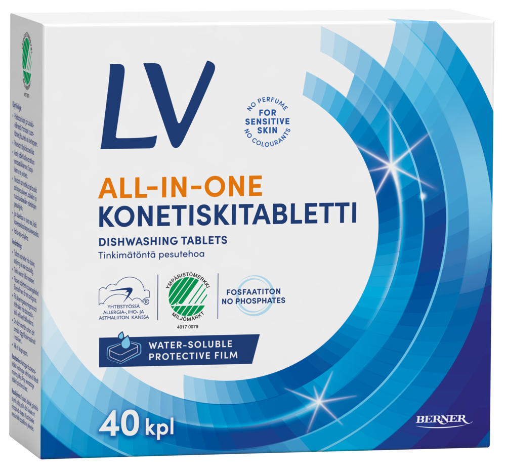 Tuotekuva: LV 40kpl all-in-one konetiskitabletti