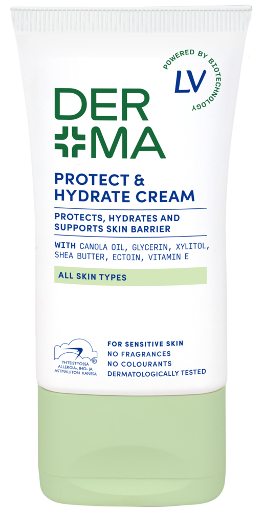 Tuotekuva: Derma by LV Protect & Hydrate Cream -kasvovoide 50ml 