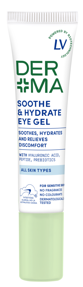 Tuotekuva: Derma by LV Soothe & Hydrate Eye Gel -silmänympärysgeeli 15ml 
