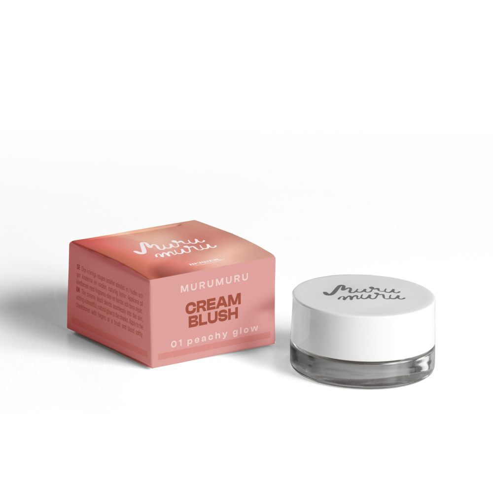 Tuotekuva: Murumuru Cream Blush voidemainen poskipuna 5ml 01 Peachy Glow