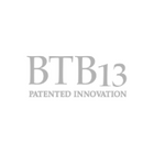 BTB13 logo valkoisella taustalla