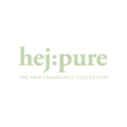 hej:pure the new fragrance collection logo valkoisella taustalla